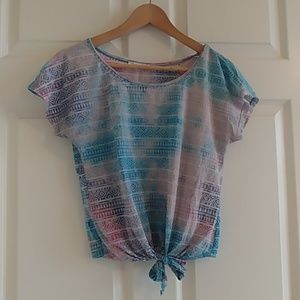 Blue/Purple Crop Top